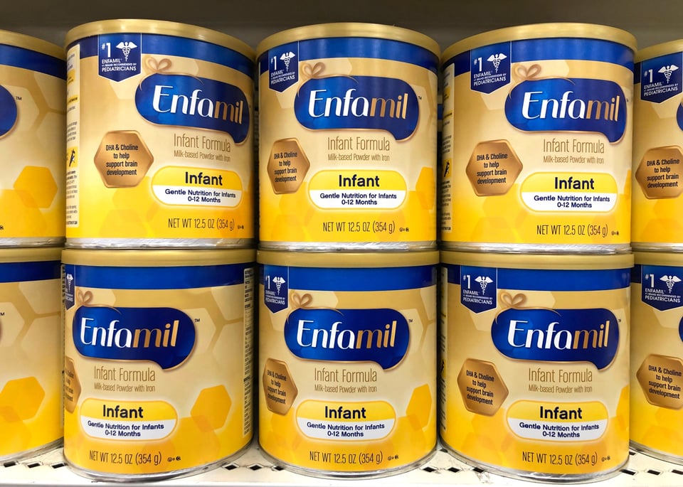 Recall of baby formulas due to possible bacterial contamination