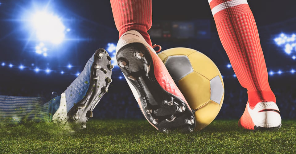 Sweep to remove the ball as a world cup concept