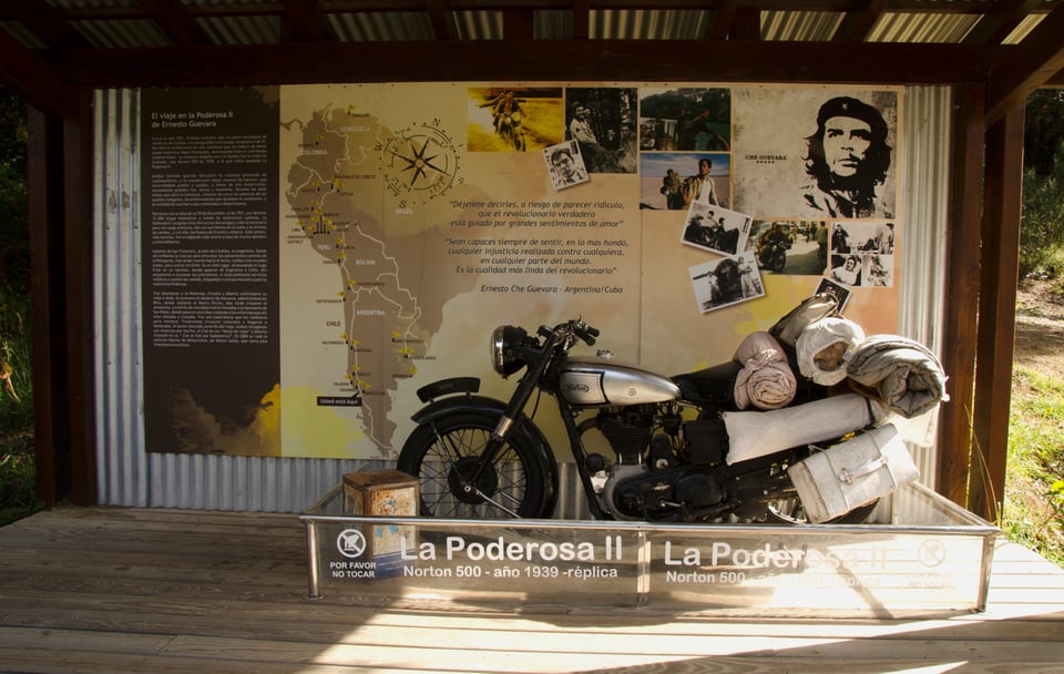 Guevara's motorcycle