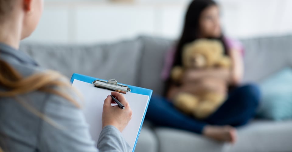 Una terapia que un paciente tiene con un psicólogo