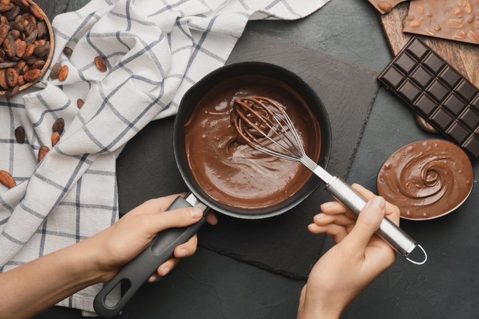 chocolate derretido, derretir chocolate, cobertura de chocolate, Sabor, MundoNOW
