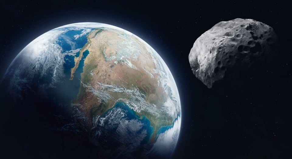 Asteroides gigantes impactarán la Tierra y revelan cuánto tardarán