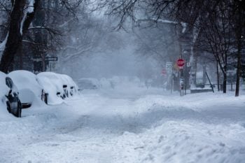 En estos estados la probabilidad de nieve es bajo