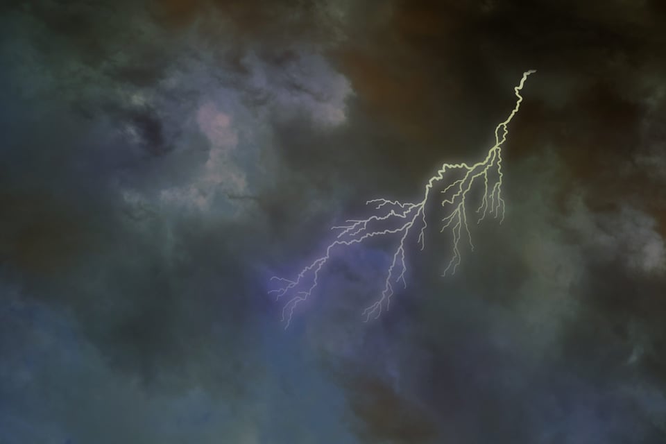 Riesgo de tormenta eléctrica
