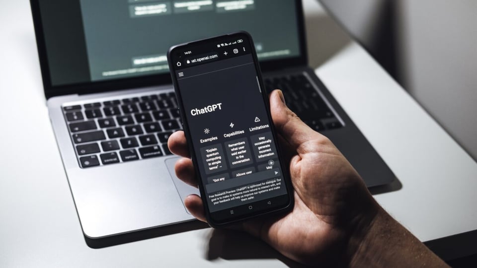 Chatbot, privacy, security, laptop, phone