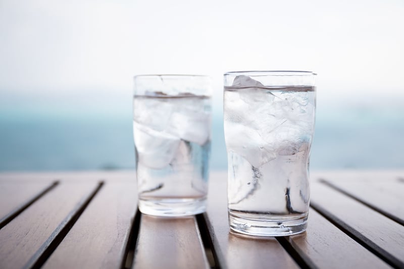 Get rid of hiccups with ice water