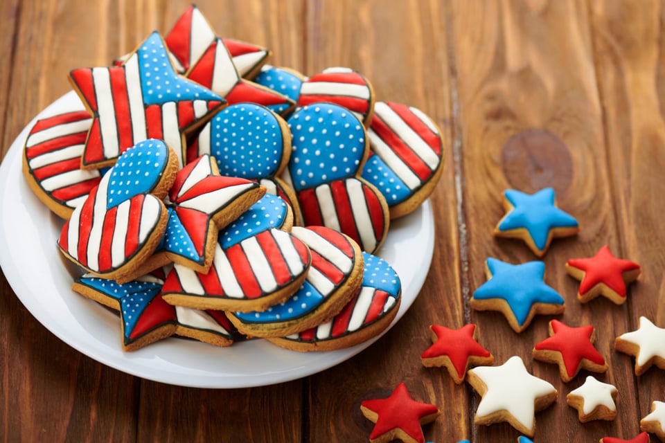 Cuándo es el Labor Day en 2023 galletas patriotas, bandera de EEUU, barras y estrellas, long weekend, MundoNOW