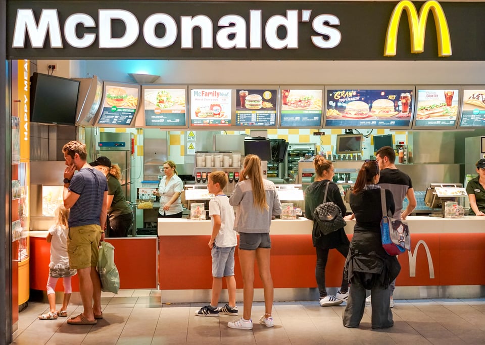 Falla global de sistemas, McDonald's, Estados Unidos, Japón, Hong Kong