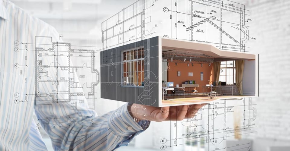 A digital house structure as a landscaping concept