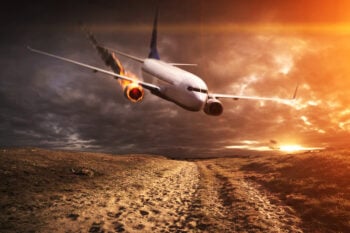 Avión se estrella en Houston