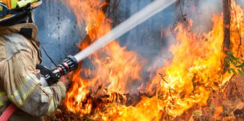 El fuego se mantiene controlado en el área