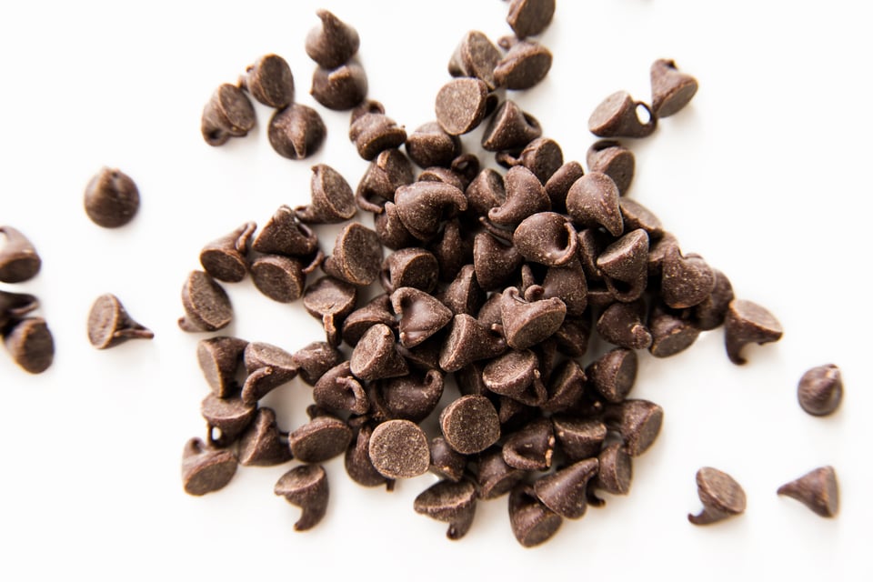 ¿Nueces, chocolate y un vaso de leche?