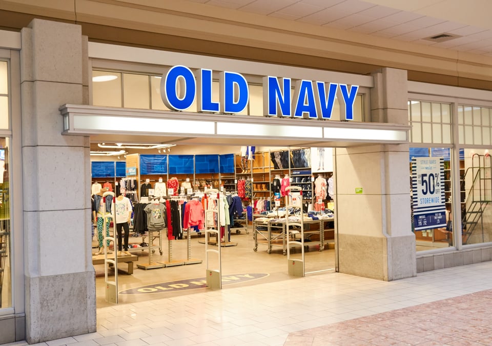 GAP se despide de sucursales de Old Navy