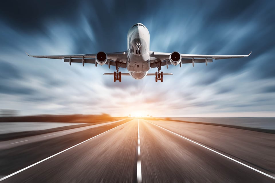 jet lag, despegue, atardecer, avión, MundoNOW