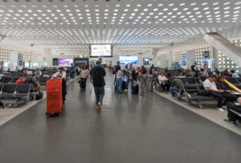 Balacera en aeropuerto de México