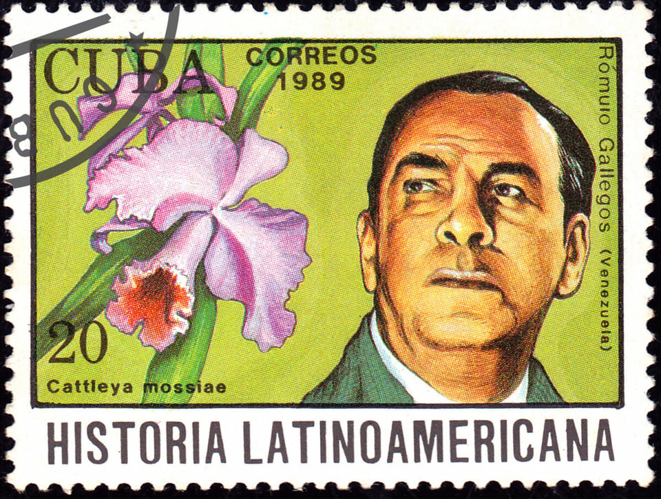postal stamp, Rómulo Gallegos, Cuba, Latin American history, MundoNOW