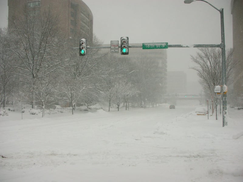 La nieve podría llegar hasta el noreste del país