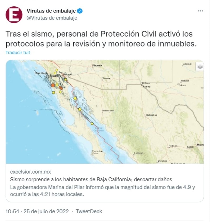 Advierten Baja California sismos: Piden estar preparados