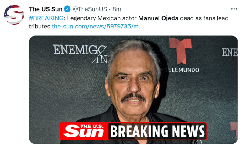 TV villain dies