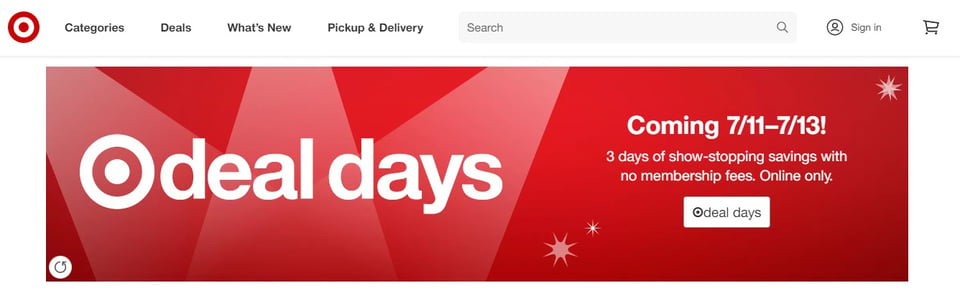 Target Deal Days ofertas de Target