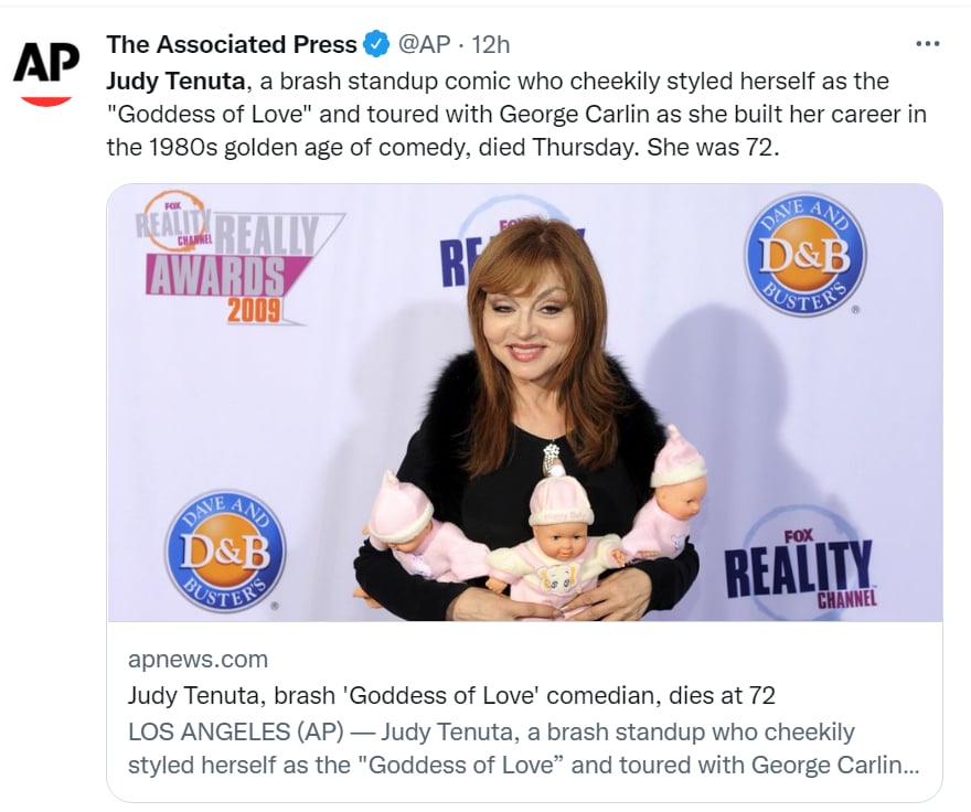 mourning comedian