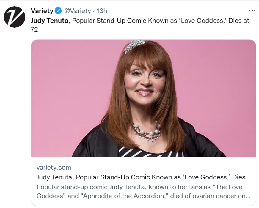 mourning comedian