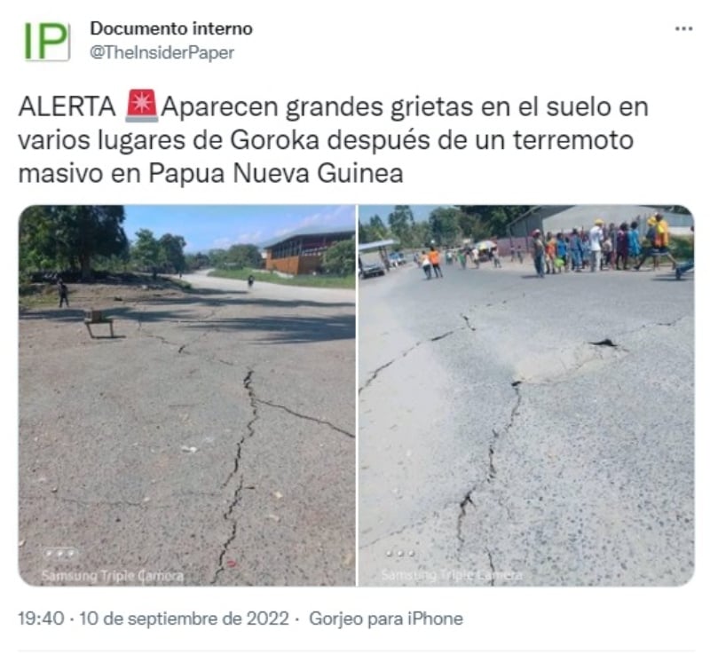Antecedentes con los temblores