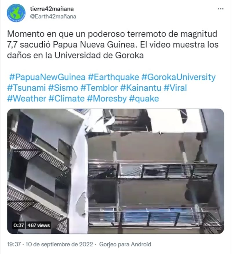 Los parámetros pudieran cambiar