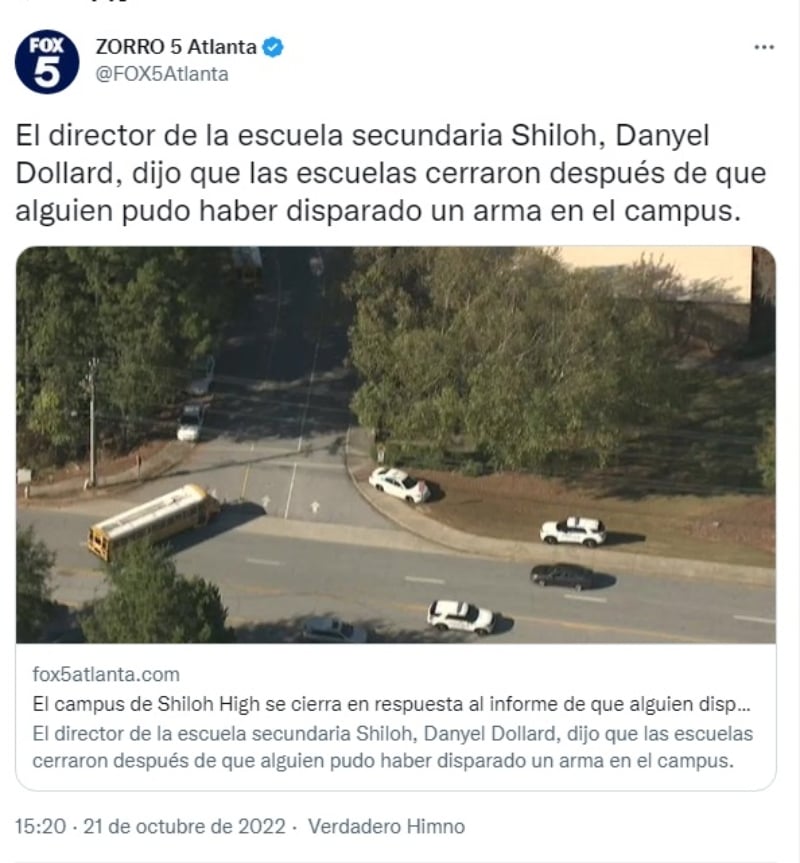El sospechoso logró escapar