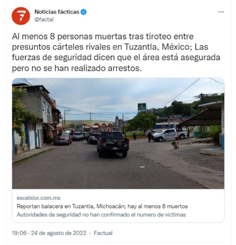 Terror en México