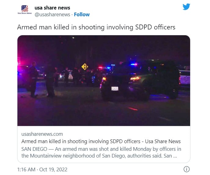 San Diego, California taco shop shooting