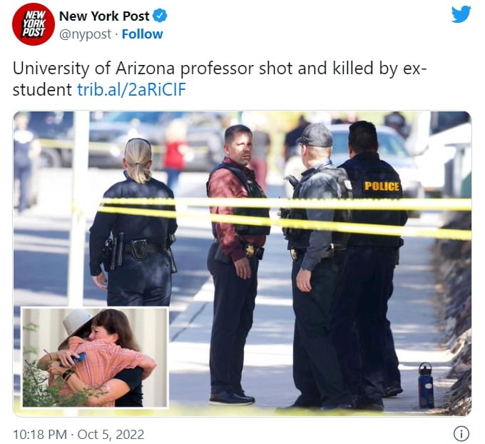 Alumnus University of Arizona shooting