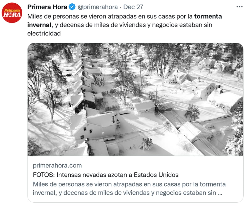 Muertos tormenta invernal