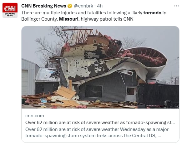 Tormenta Estados Unidos