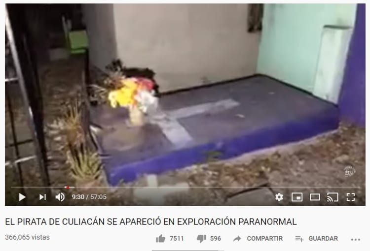 Paranormal experience! The Pirate of Culiacán appears in his grave Juan Luis Laguna Rosales