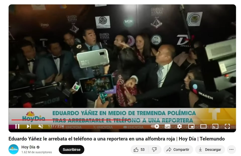 Yáñez reportera, celular, pleito, teléfono, MundoNOW