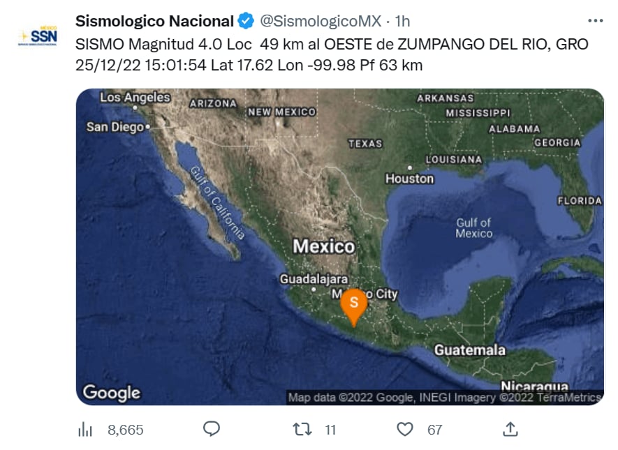 Sismo Navidad Guerrero
